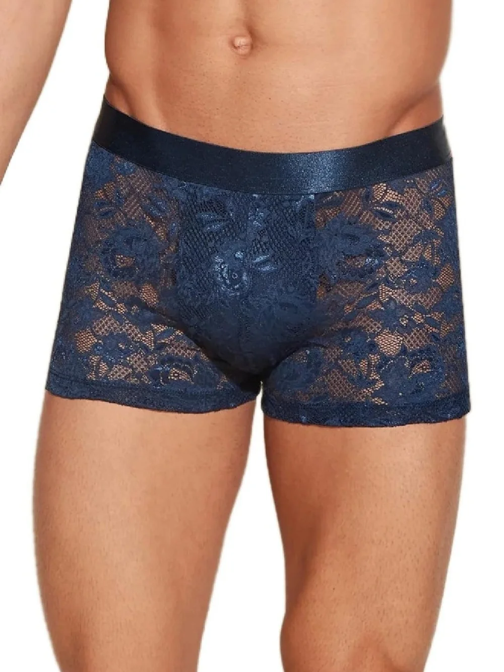 Cosabella Navy Lace Boxer Briefs for Men